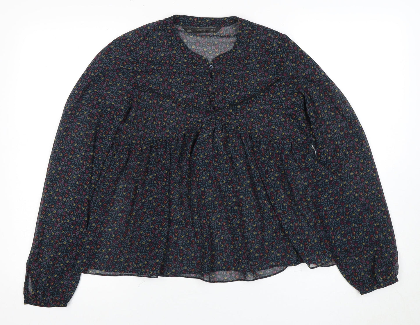 Womens UK Size 8 Zara Multicoloured  Blouse