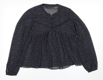 Womens UK Size 8 Zara Multicoloured  Blouse