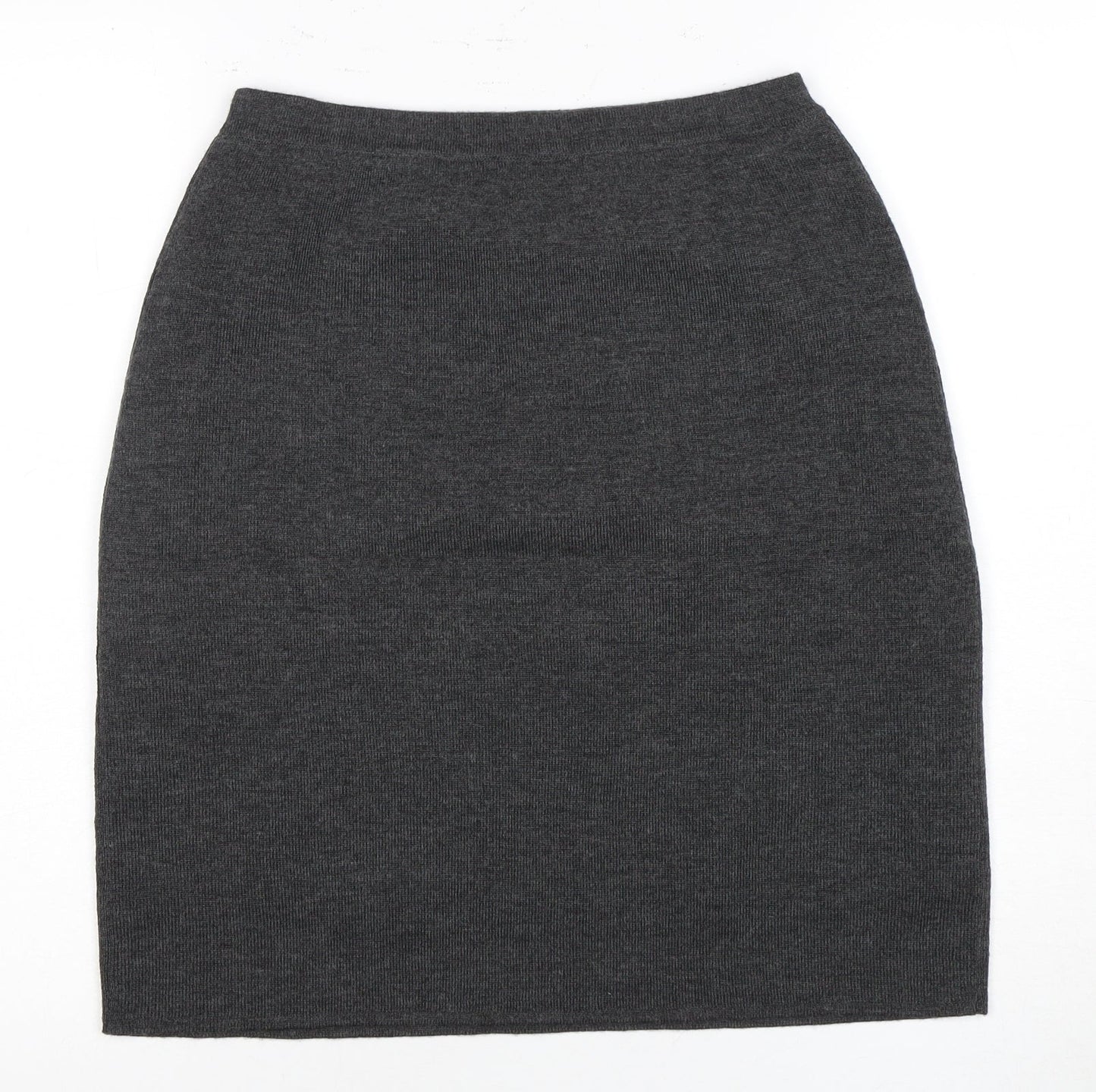 Country Casuals Women's Grey Wool Pencil Skirt M