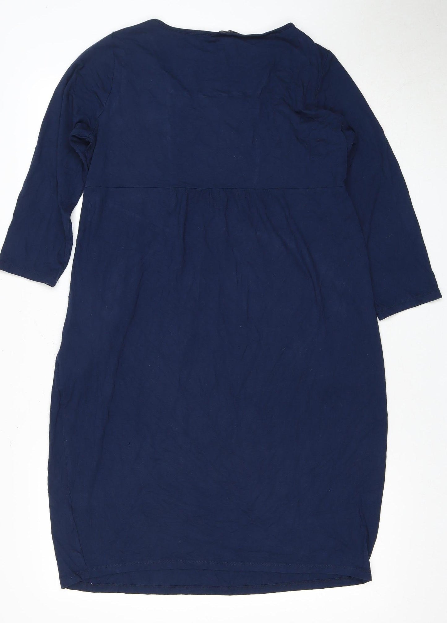 Marks and Spencer Women's Blue 3/4 Sleeve Dress Size 16