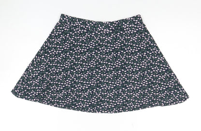 Jack Wills Women's Multicoloured A-Line Floral Skirt Size 6