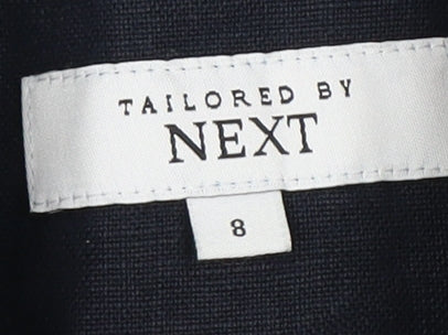 Next Women's Blue Linen Blazer Size 8