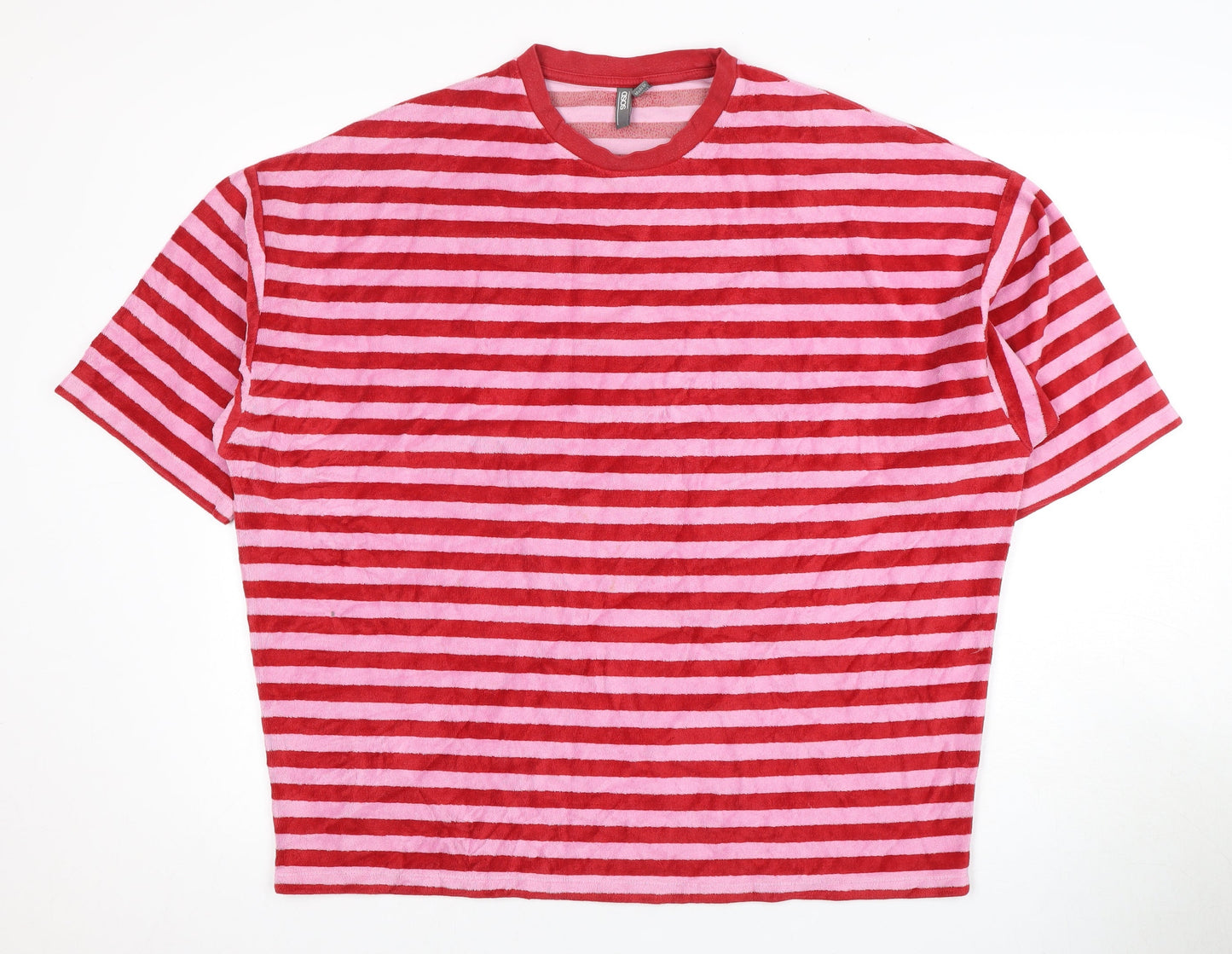 Womens UK Size M ASOS Red Basic T-Shirt