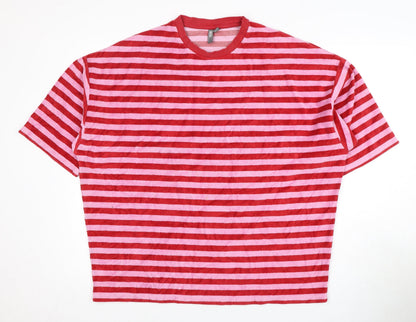 Womens UK Size M ASOS Red Basic T-Shirt