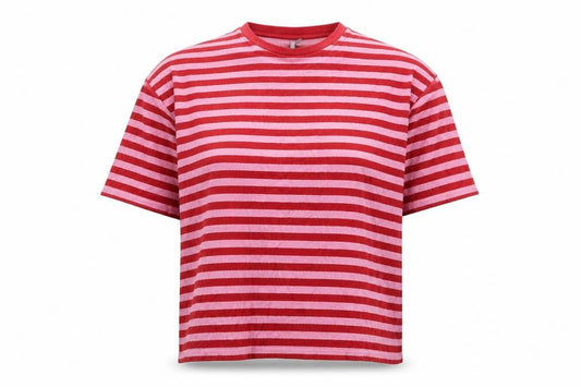 Womens UK Size M ASOS Red Basic T-Shirt