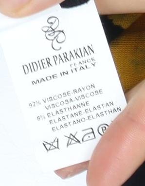 Didier Parakian Women's Multicoloured Dress Size 12