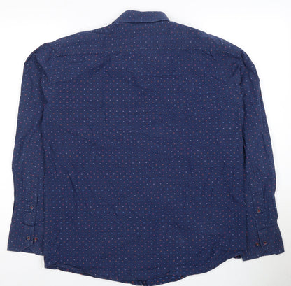 Mens UK Collar Size L Claudio Lugli Smart Blue  Dress Shirt
