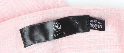 Womens UK Size 4 Missguided   Pink Trousers