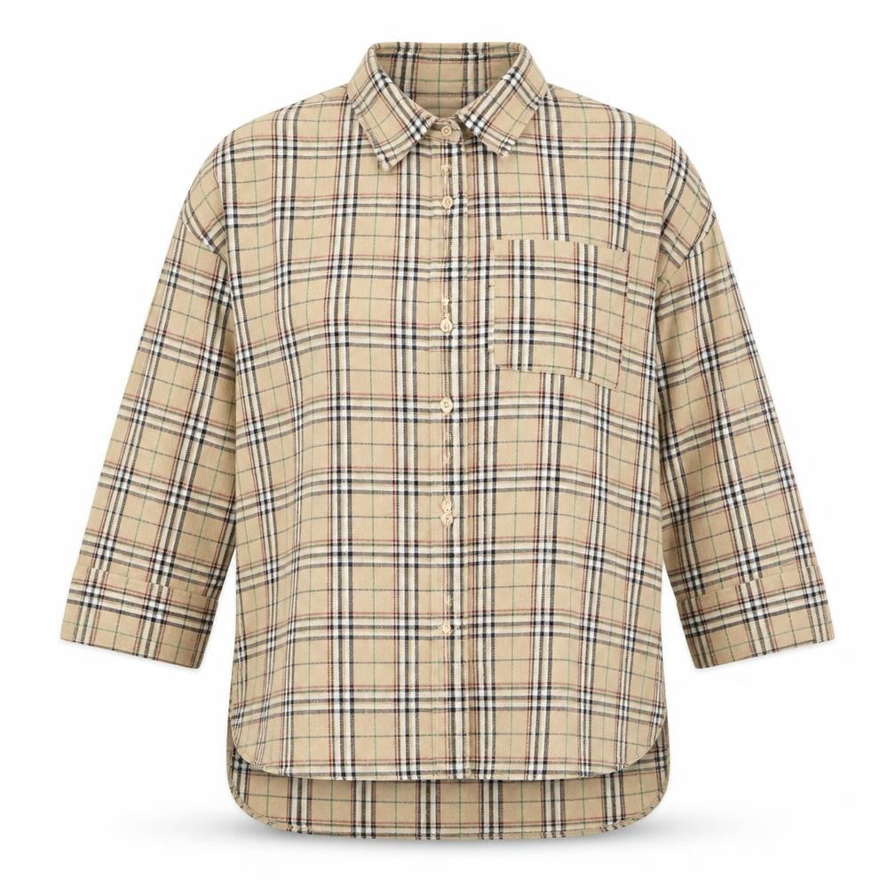 Womens UK Size 12 Boohoo Beige  Button-Up