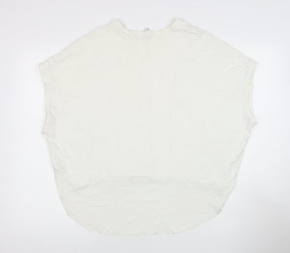 Womens UK Size 18 NEXT White Basic Blouse