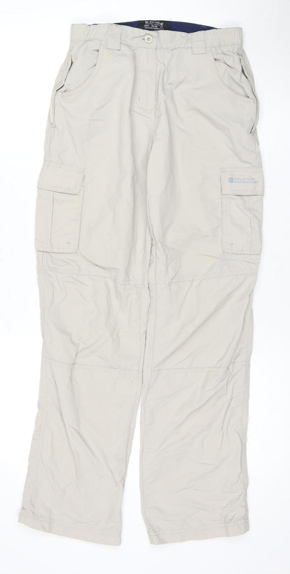 Womens UK Size 8 Mountain Warehouse  Cargo Beige Trousers