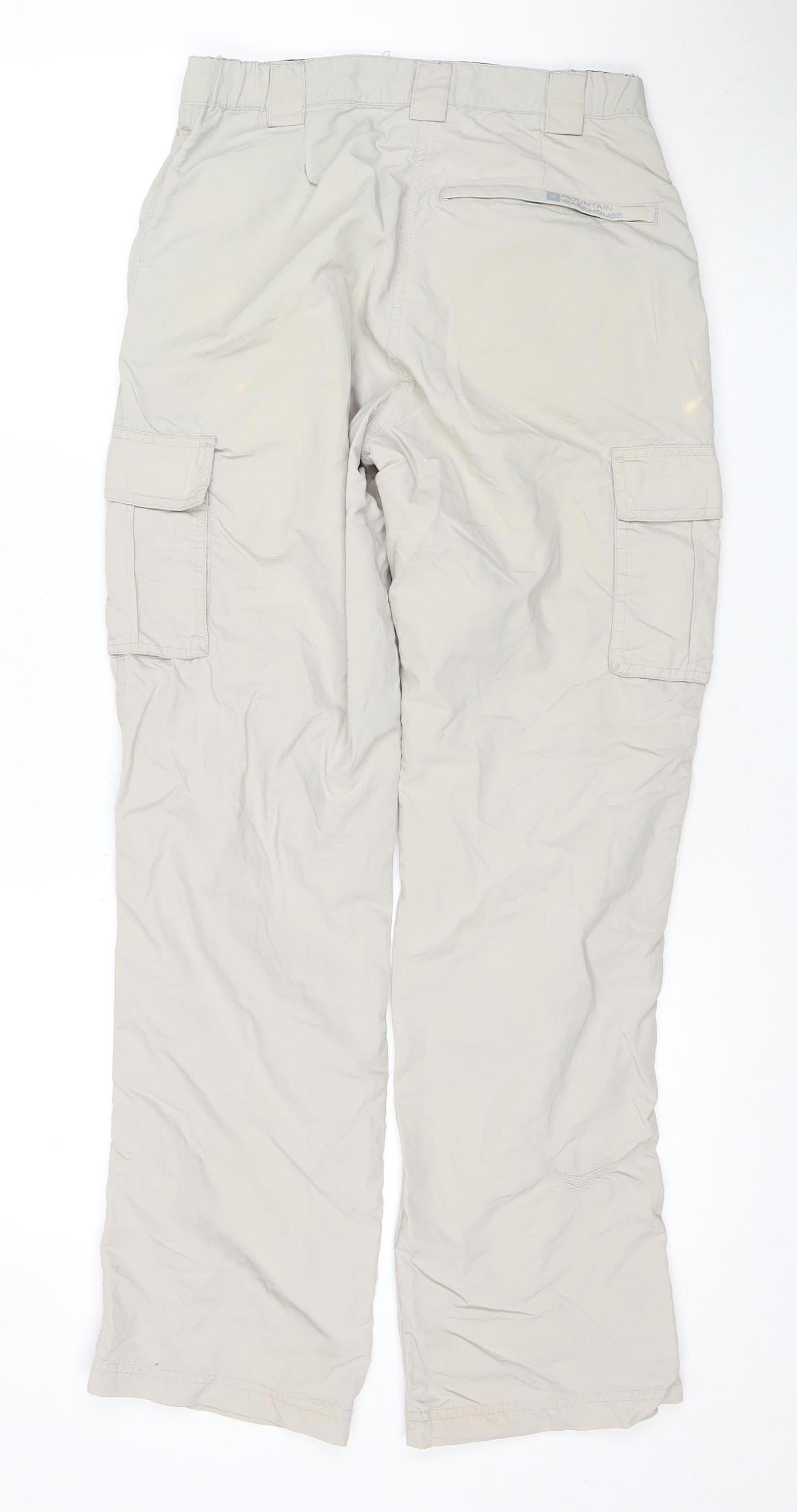 Womens UK Size 8 Mountain Warehouse  Cargo Beige Trousers