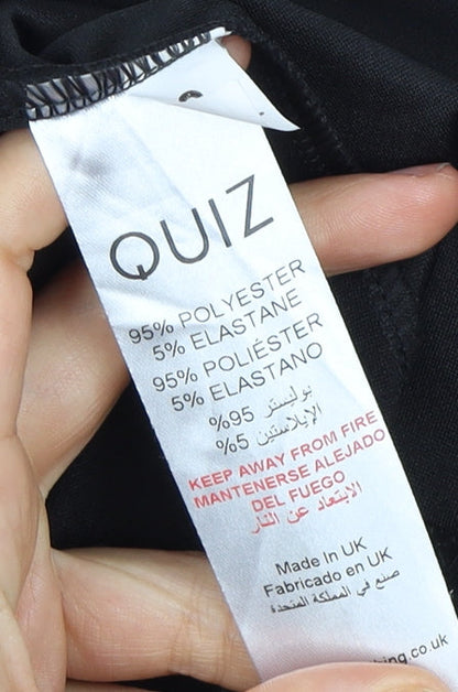 Quiz Womens Black Blazer, Size 8