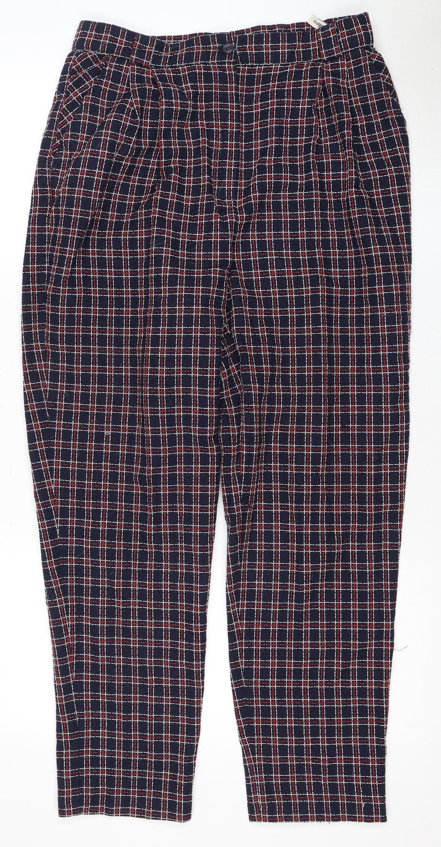 AG Resort Women's Check Trousers Size 14
