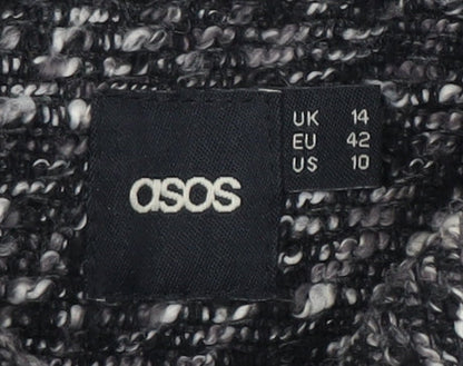 Womens UK Size 14 ASOS Black Basic Jacket