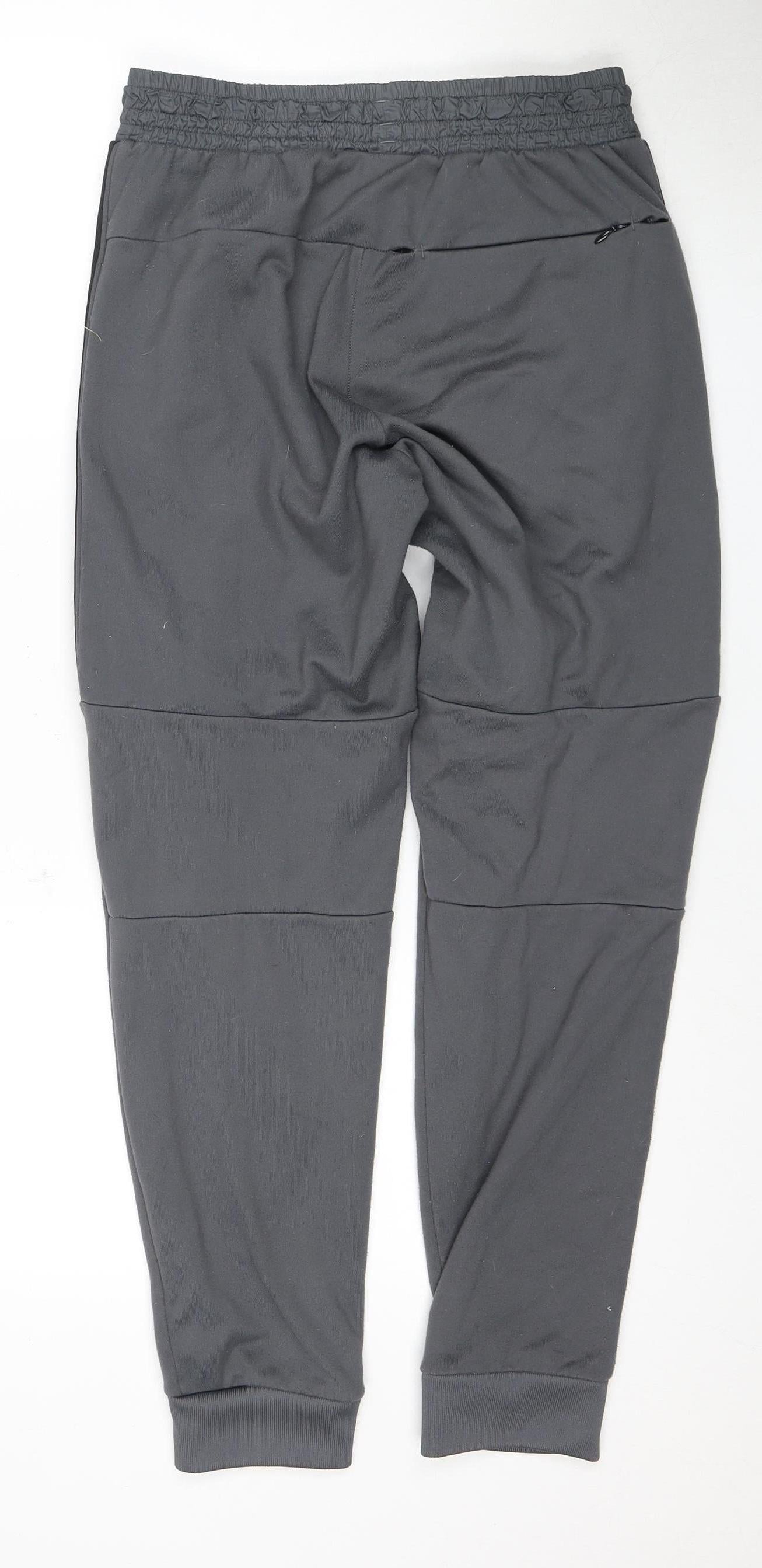 Adidas Men's Grey Joggers M Gym Training