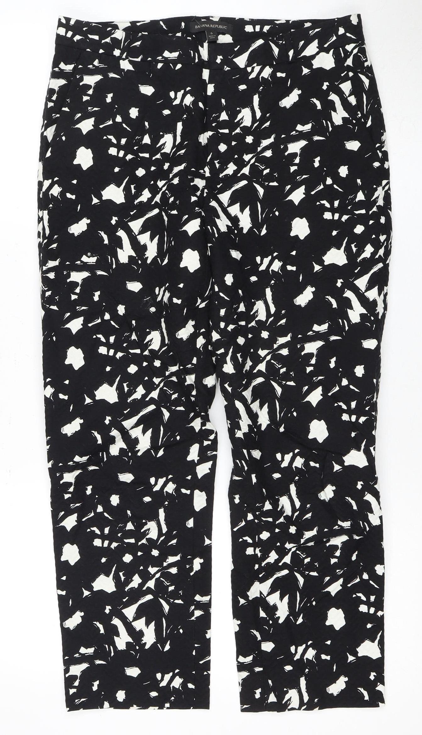 Banana Republic Women's Floral Trousers, Size 6