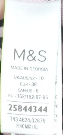 Womens UK Size 10 Marks and Spencer Multicoloured  Blouse