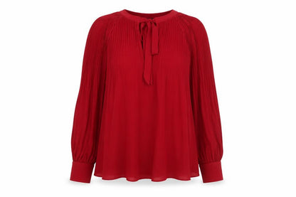 Crew Clothing Women's Red Blouse, Size 14