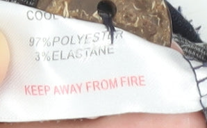 Lakeland Women's Blue Geometric Shift Dress, S, 3/4 Sleeve