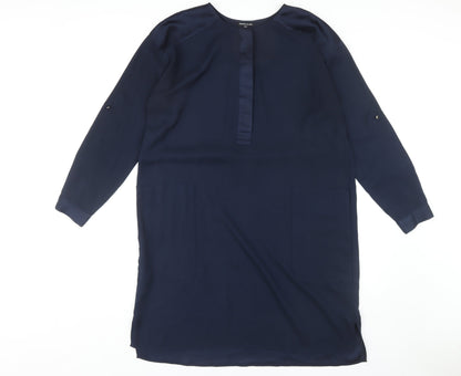Warehouse Women's Blue Dress Size 16 with Pockets