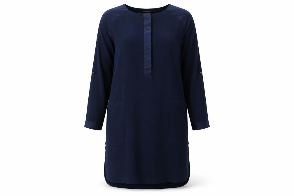 Warehouse Women's Blue Dress Size 16 with Pockets