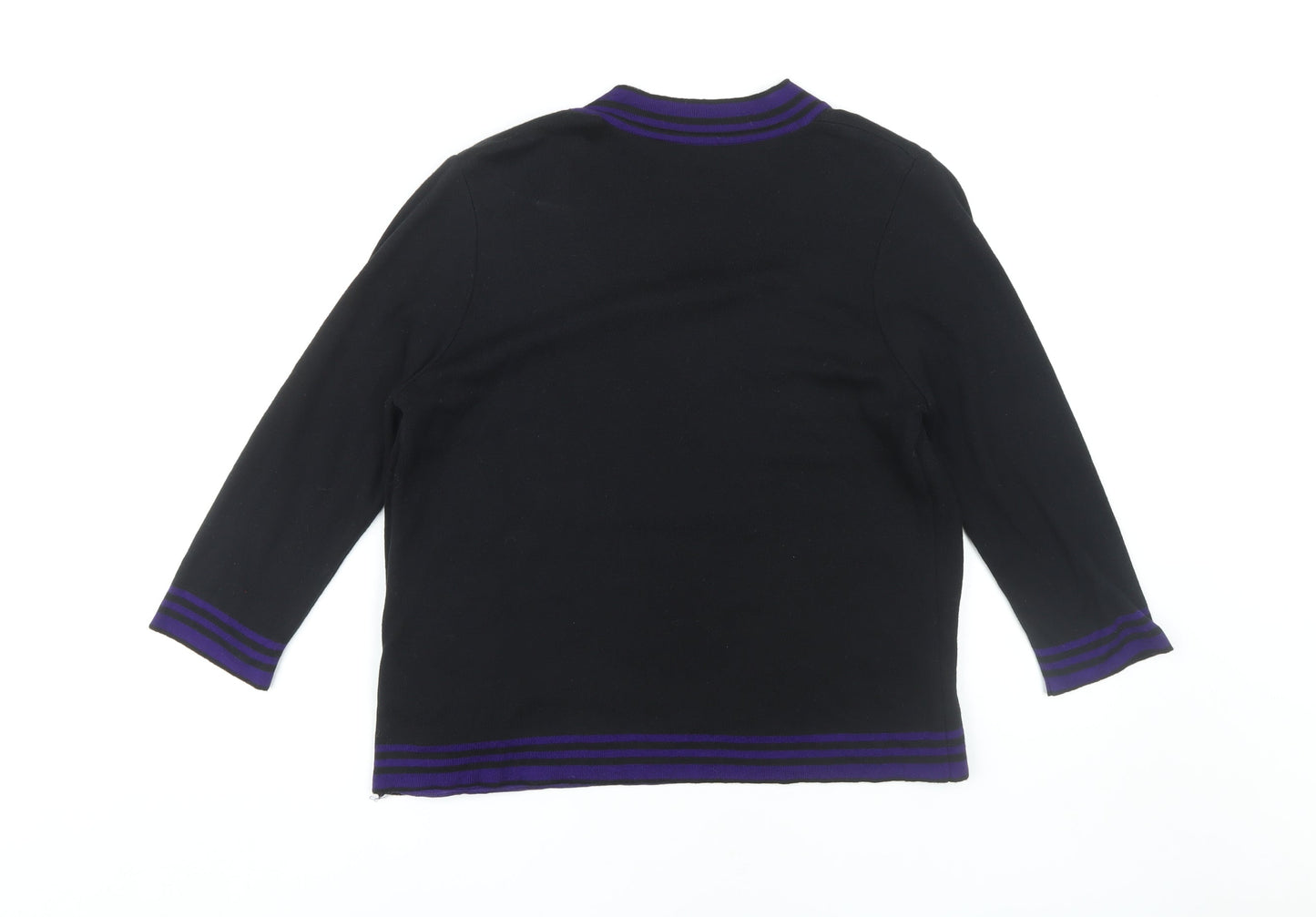 Womens UK Size 14 Marks and Spencer Black Cardigan Jumper
