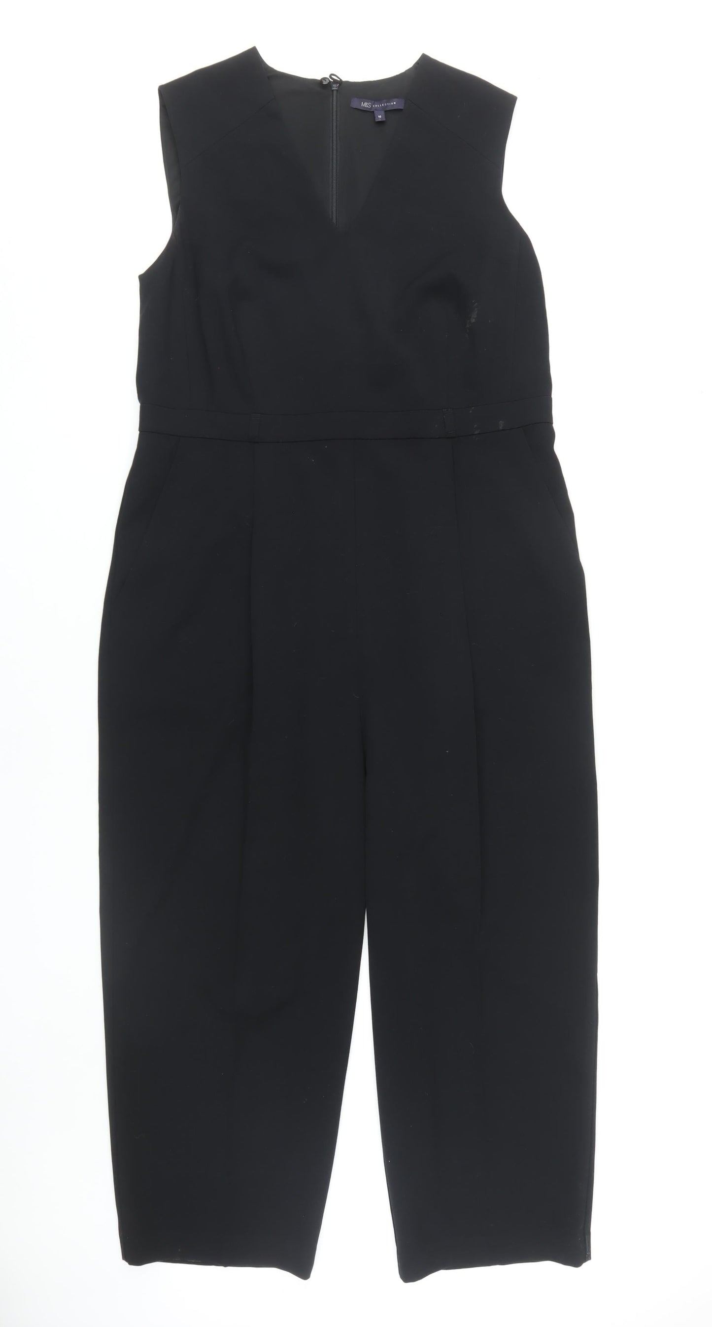 Marks and Spencer Women's Black Jumpsuit Size 16
