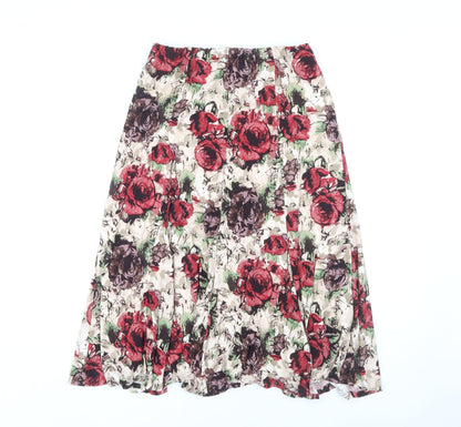 CC Women's Multicoloured Floral Skirt S
