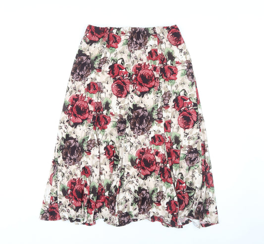 CC Women's Multicoloured Floral Skirt S