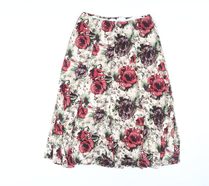 CC Women's Multicoloured Floral Skirt S