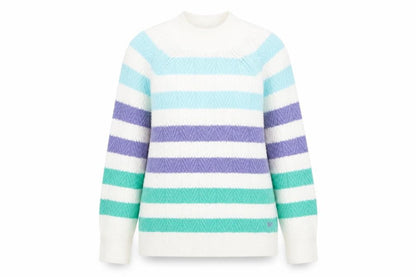 Crew Clothing Women's Multicoloured Striped Pullover, Size 10