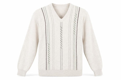 Mens UK Size M Greenwoods Beige Pullover Jumper