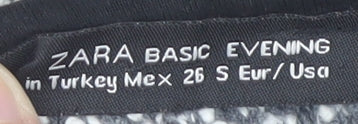 Womens UK Size S Zara White Basic Jacket