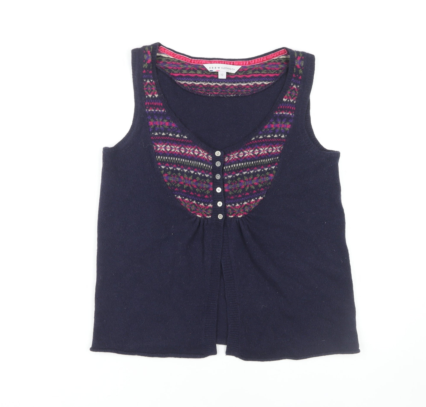 Crew Clothing Co. Women's Multicoloured Vest Size 12