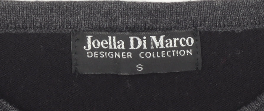 Joella Di Marco Women's Black Pullover Jumper Size S
