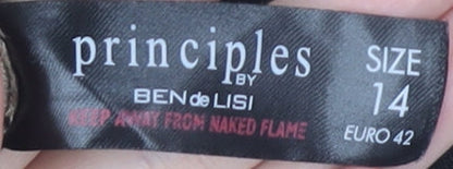 Womens UK Size 14 Principles by Ben de Lisi Black Cardigan Jumper