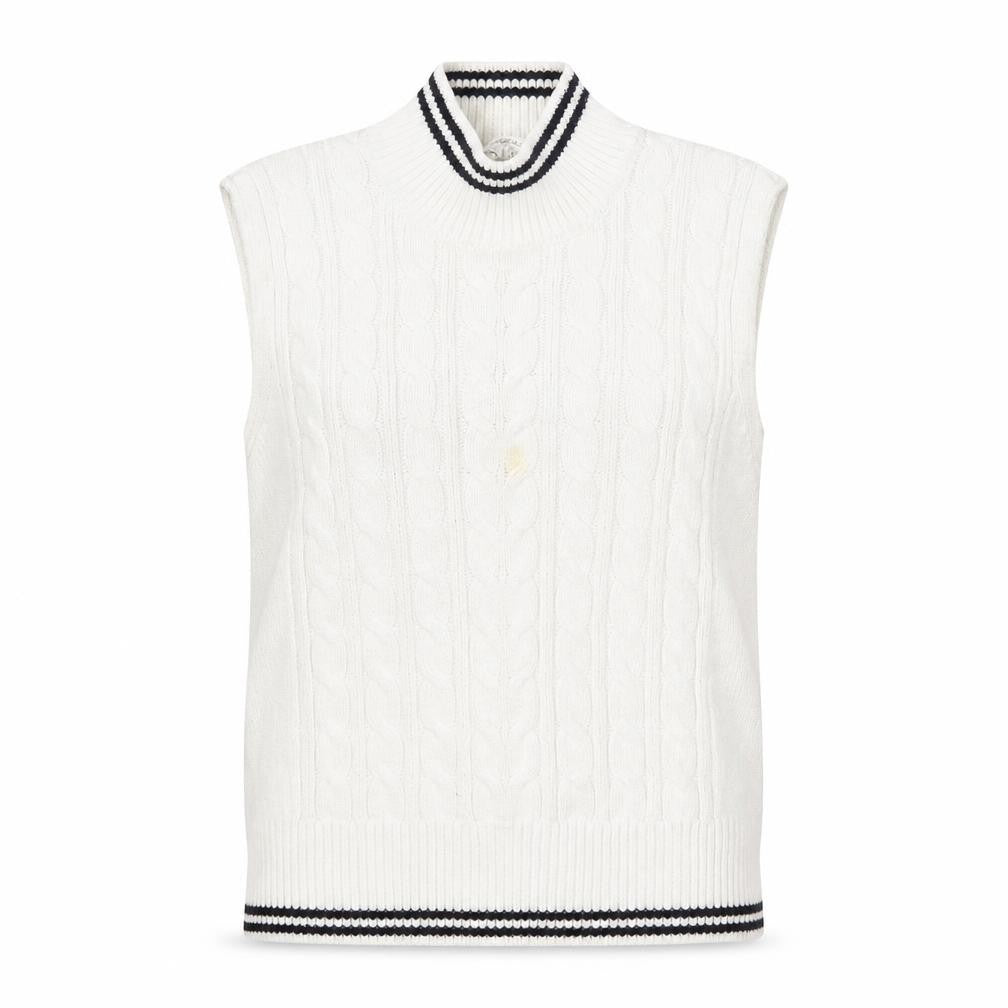Womens UK Size 12 Marks and Spencer White Vest Jumper