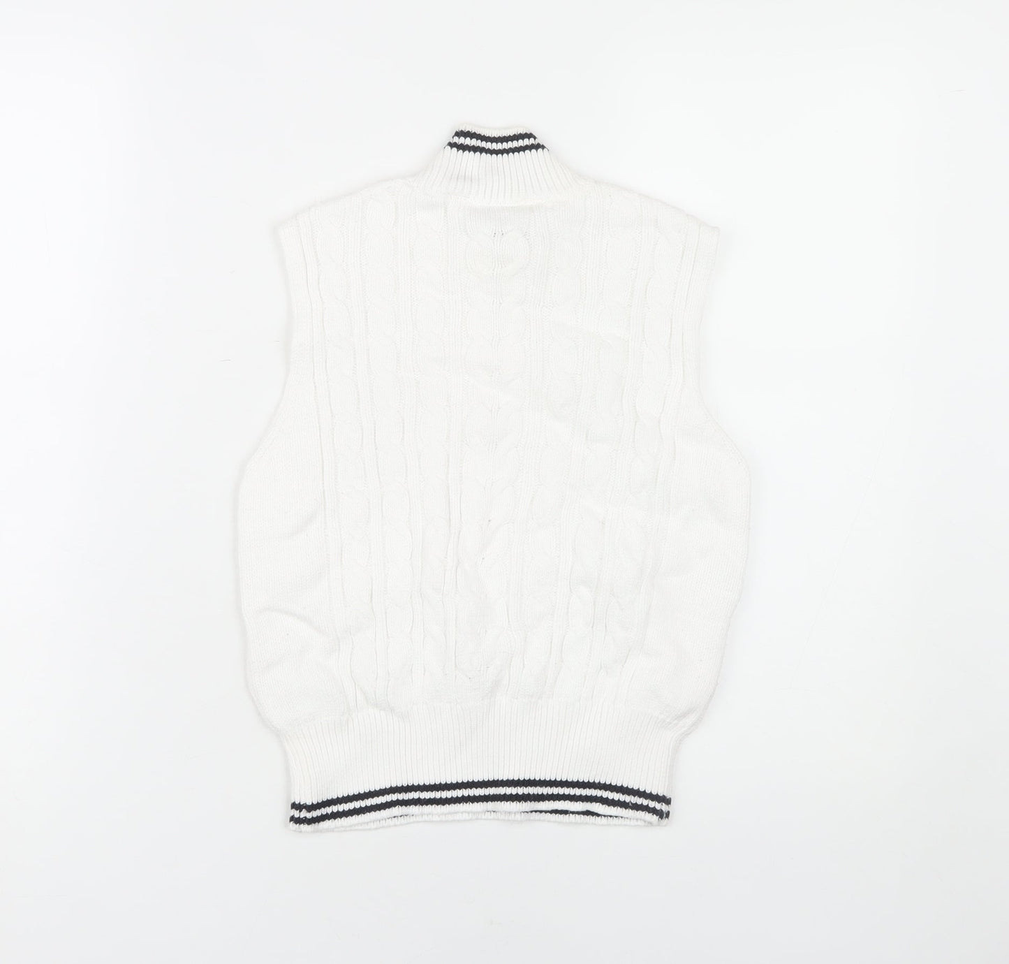 Womens UK Size 12 Marks and Spencer White Vest Jumper
