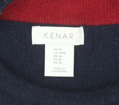 Womens UK Size M Kenar Multicoloured Crew Neck Jumper