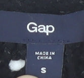 Gap Women's Black Striped Pullover Jumper - S, Cable-Knit