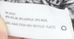 Gap Women's Black Striped Pullover Jumper - S, Cable-Knit