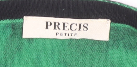 Womens UK Size XS Precis Green Cardigan Jumper