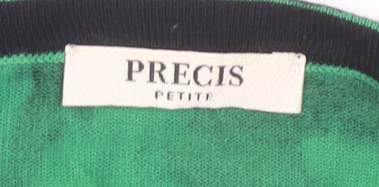 Womens UK Size XS Precis Green Cardigan Jumper