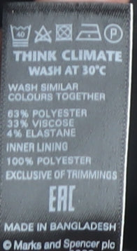 Marks and Spencer Women's Black Pencil Skirt Size 8