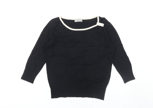 Womens UK Size 12 Marks and Spencer Black Pullover Jumper
