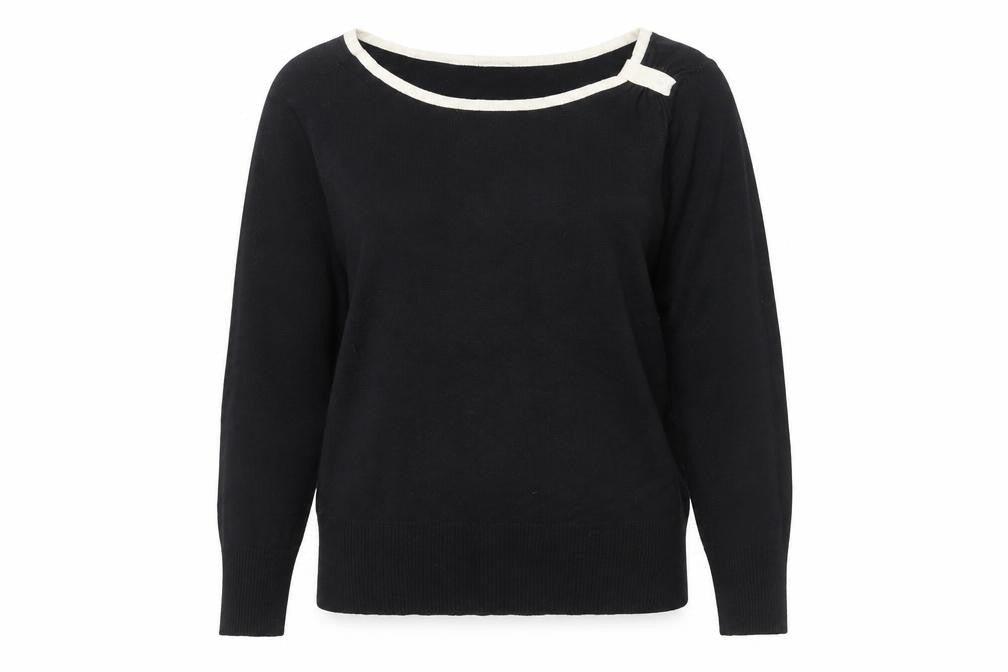 Womens UK Size 12 Marks and Spencer Black Pullover Jumper