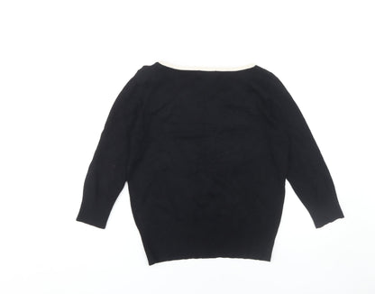 Womens UK Size 12 Marks and Spencer Black Pullover Jumper
