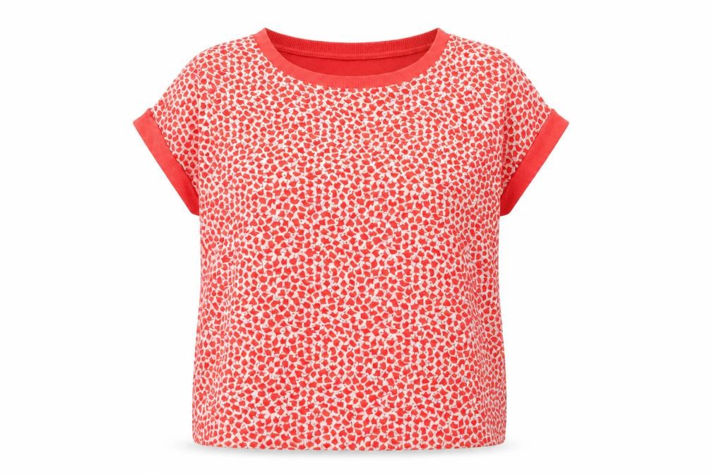 Womens UK Size 12 NEXT Red Basic T-Shirt