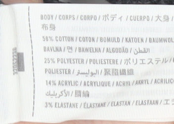 Hollister Men's Grey XS Pullover Jumper, Geometric Pattern